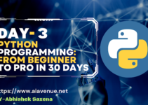 Day-3,Python Programming: From Beginner to Pro in 30 Days