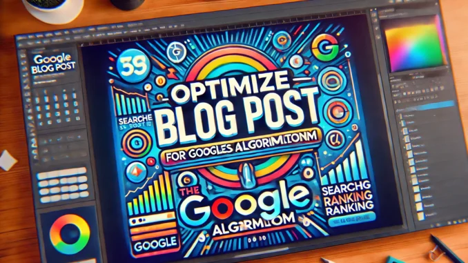 How to Optimize Your Blog Post for Google's Algorithm A Step-by-Step Guide to Rank Instantly