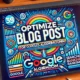 How to Optimize Your Blog Post for Google's Algorithm A Step-by-Step Guide to Rank Instantly