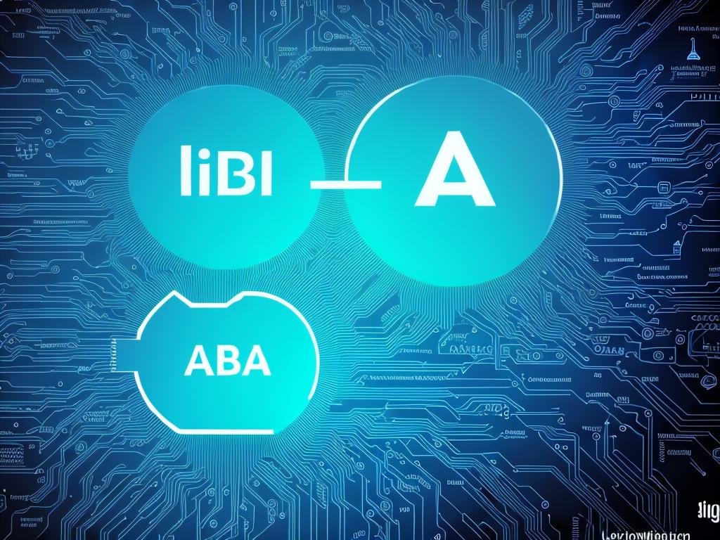 Illustration of AI and Big Data technologies working together